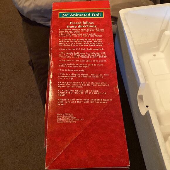 Vintage 24” Animated Santa Claus excellent pristine condition. From the late 80s - Picture 3 of 3